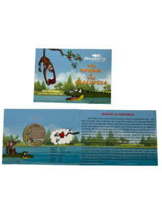 SPMCIL The Monkey and the Crocodile Panchatantra Colour Coin Series 
