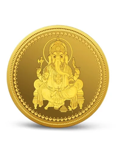 MMTC-PAMP Lord Ganesh Gold Coins of 10 Grams in 24 Karat 999.9 Purity / Fineness