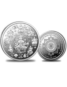 Omkar Mint Ashtalakshmi Silver Coin of 20 Grams in 999 Purity Fineness