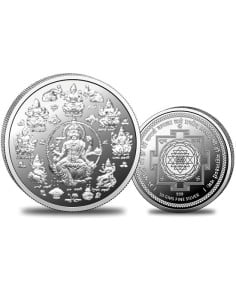 Omkar Mint Ashtalakshmi Silver Coin of 50 Grams in 999 Purity Fineness