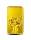 MMTC-PAMP Gold Lotus Bar of 2.5 Grams 24 Karat in 999.9 Purity / Fineness in Certi Card