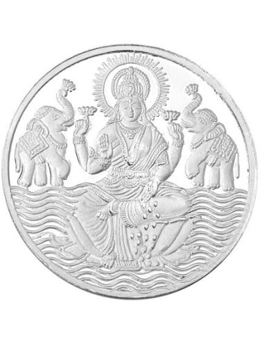 RSBL Shree Lakshmi Silver Coin 10 Grams in 999 Purity 24Kt/Fineness