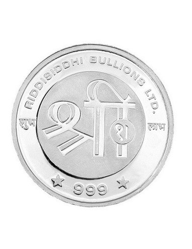 RSBL Shree Lakshmi Silver Coin 10 Grams in 999 Purity 24Kt/Fineness