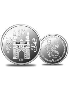 Omkar Mint Charminar Silver Coin of 5 Grams in 999 Purity Fineness