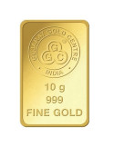Gujarat Gold Centre Gold Bar Of 10 Gram 24Kt in 999 Purity / Fineness