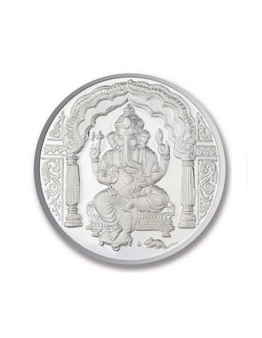 RSBL Shree Ganesh Silver Coin 5 Grams in 999 Purity 24Kt/Fineness
