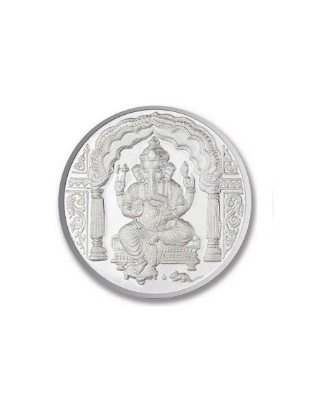 RSBL Shree Ganesh Silver Coin 5 Grams in 999 Purity 24Kt/Fineness