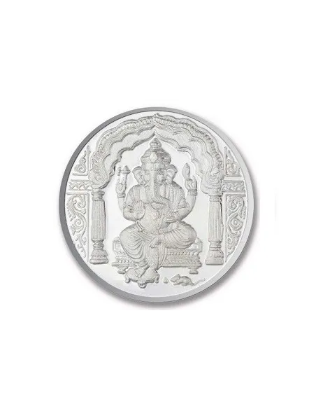 Shree Ganesh Silver Coin of 10 Gram in 999 Purity / Fineness