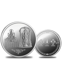 Omkar Mint Balaji Lakshmi Silver Coin of 10 Grams in 999 Purity Fineness