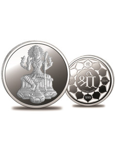 Omkar Mint Lalithamma Silver Coin of 5 Grams in 999 Purity Fineness