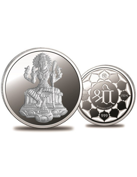 Omkar Mint Lalithamma Silver Coin of 20 Grams in 999 Purity Fineness