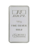 BRPL Bangalore Refinery Silver Bar Of 100 Grams in 999 Purity / Fineness