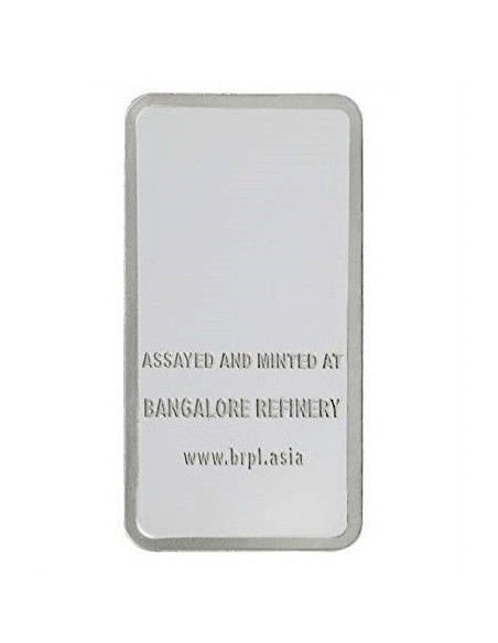 BRPL Bangalore Refinery Silver Bar Of 100 Grams in 999 Purity / Fineness