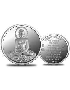 Omkar Mint Mahavir Silver Coin of 20 Grams in 999 Purity Fineness