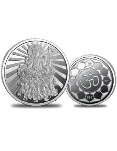 Omkar Mint Surya Dev Silver Coin of 50 Grams in 999 Purity Fineness