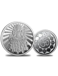 Omkar Mint Surya Dev Silver Coin of 100 Grams in 999 Purity Fineness