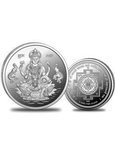Omkar Mint Lakshmi Silver Coin of 5 Grams in 999 Purity Fineness