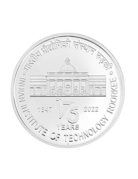 India Govt. Mint 175th Year Of IIT Roorkee Commemorative Coin