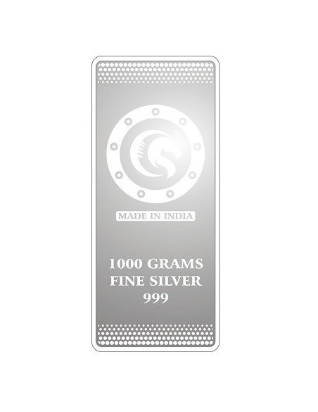 Omkar Mint Silver Bar of 1000 Grams in 999 Purity Fineness