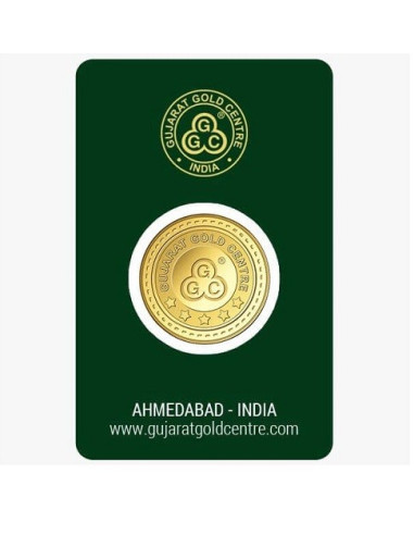 Gujarat Gold Centre Gold Coin Of 20 Gram 24Kt in 999 Purity / Fineness