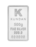 Kundan Kalpataru Silver Bar of 500 Gram in 999 Purity / Fineness in Capsule Packing