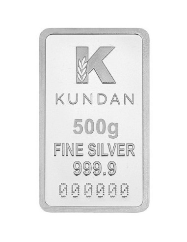 Kundan Kalpataru Silver Bar of 500 Gram in 999 Purity / Fineness in Capsule Packing