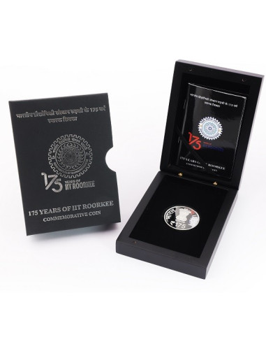 India Govt. Mint 175th Year Of IIT Roorkee Commemorative Coin