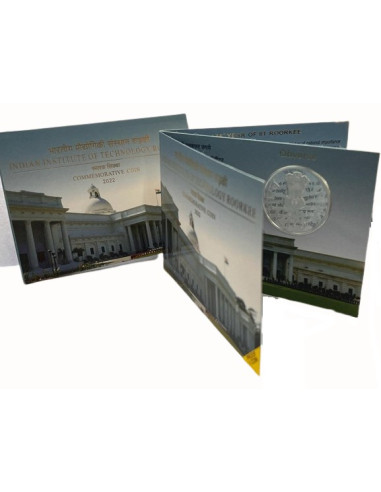 India Govt. Mint 175th Year Of IIT Roorkee Commemorative Coin