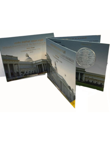 India Govt. Mint 175th Year Of IIT Roorkee Commemorative Coin