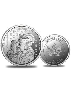 Omkar Mint Shubh Vivah Silver Coin of 10 Grams in 999 Purity Fineness