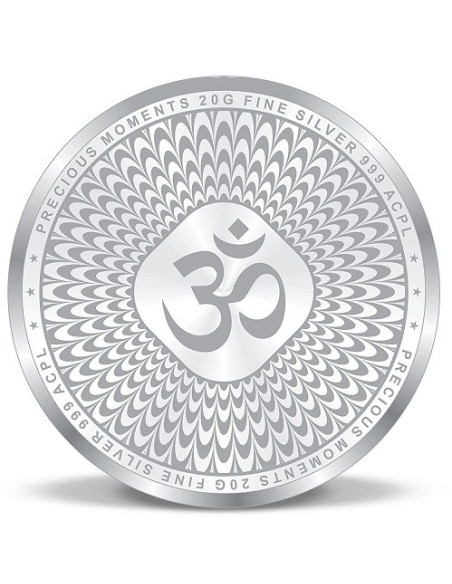 ACPL BIS Hallmarked Trimurti Silver Coin Of 20 Gram in 999 Purity / Fineness