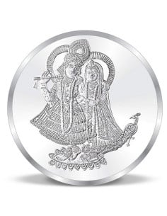 ACPL Radha Krishna BIS Hallmarked Silver Coin Of 10 Gram in 999 Purity / Fineness