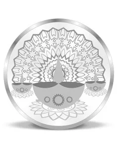ACPL Diya BIS Hallmarked Silver Coin Of 10 Gram in 999 Purity / Fineness