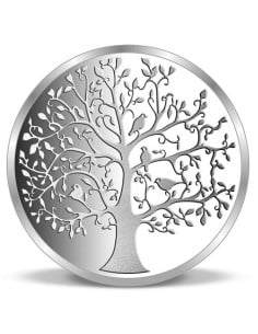 ACPL Banyan Tree BIS Hallmarked Silver Coin Of 10 Gram in 999 Purity / Fineness