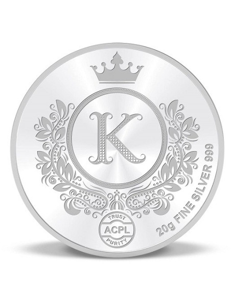 ACPL BIS Hallmarked King Silver Coin Of 20 Gram in 999 Purity / Fineness