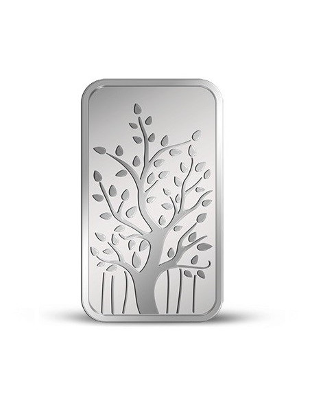 MMTC-PAMP Banyan Tree Silver Ingot Bar of 20 Gram in 999.9 Purity / Fineness in Certi Card