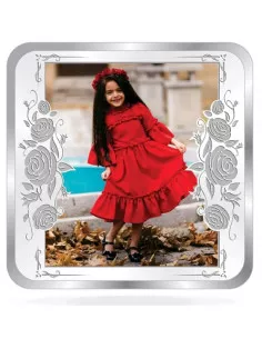 ACPL Personalised  BIS Hallmarked Happy Birthday Silver Square Coin Of 20 Gram in 999 Purity / Fineness
