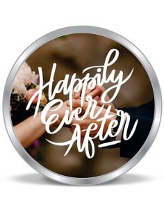 ACPL Personalised BIS Hallmarked Newly Married Silver Coin Of 10 Gram in 999 Purity / Fineness