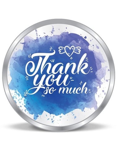 ACPL Personalised BIS Hallmarked Thank You Silver Coin Of 10 Gram in 999 Purity / Fineness