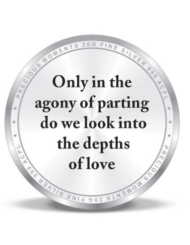 ACPL Personalised BIS Hallmarked  Gifting For Farewell Silver Coin Of 10 Gram in 999 Purity / Fineness