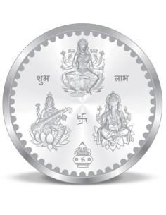 ACPL Trimurti BIS Hallmarked Silver Coin Of 5 Gram in 999 Purity / Fineness