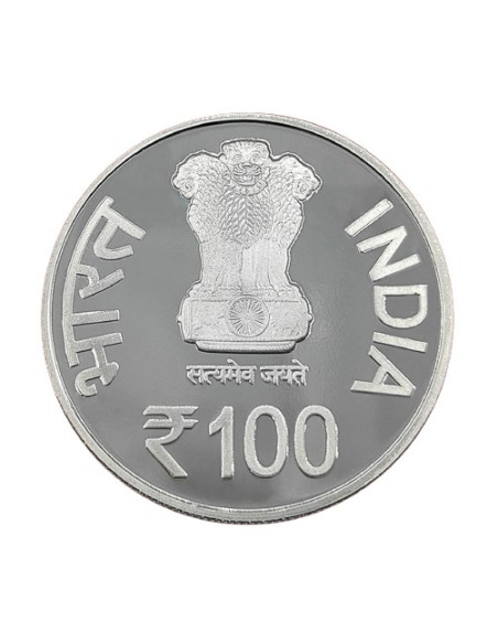 100 Rupees India Govt. Mint 90th Interpol General Assembly 2022 Commemorative Coin (100 Rs.Coin)