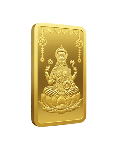 MMTC-PAMP Lakshmi Gold Ingot Bar of 10 Grams in 24 Karat  999.9 Purity