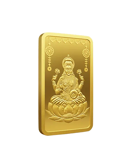 MMTC-PAMP Lakshmi Gold Ingot Bar of 10 Grams in 24 Karat  999.9 Purity