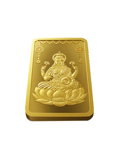 MMTC-PAMP Lakshmi Gold Ingot Bar of 10 Grams in 24 Karat  999.9 Purity