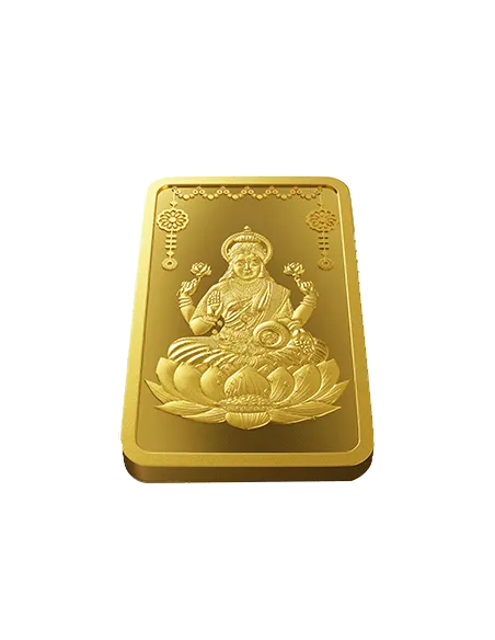 MMTC-PAMP Lakshmi Gold Ingot Bar of 10 Grams in 24 Karat  999.9 Purity