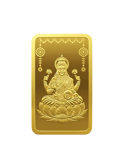 MMTC-PAMP Lakshmi Gold Ingot Bar of 10 Grams in 24 Karat  999.9 Purity