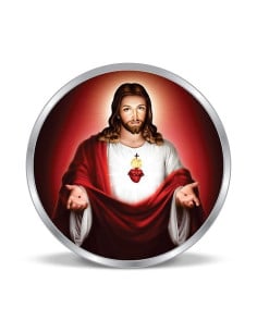 Precious Moments Color Jesus BIS Hallmarked Silver Coin Of 20 Gram in 999 Purity / Fineness by ACPL