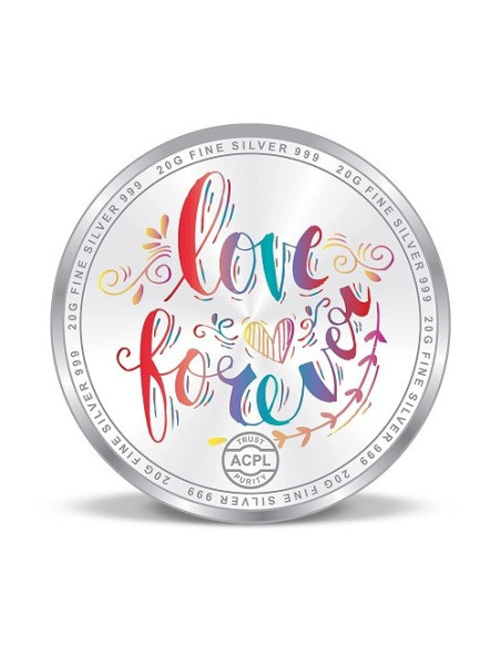 Precious Moments Anniversary Silver Coin Of 10 Gram in 999 Purity