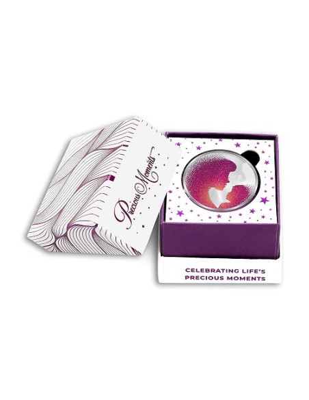 Precious Moments Color BIS Hallmarked Best Mother Silver Coin Of 10 Gram in 999 Purity / Fineness By ACPL